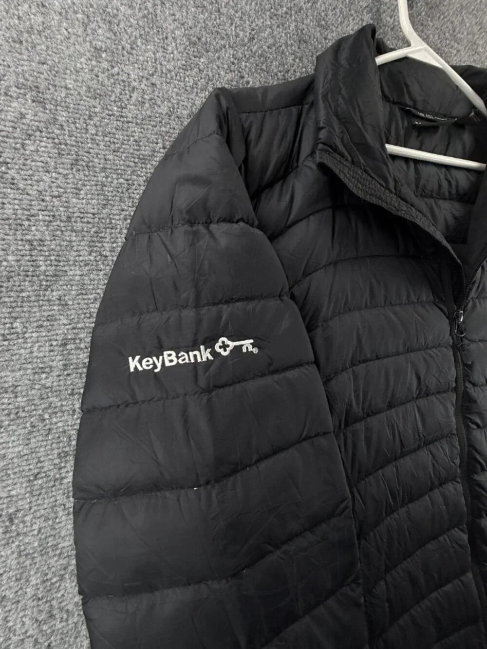 Marmot Men 600 Fill Black Down Insulated Winter Jacket Size Large Zip Pockets